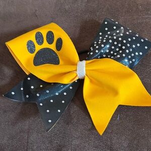 Animal Footprint Cheer Bow